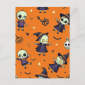 Carte Postale Oreiller Halloween Chic Épouvantable - Festivement (Devant)