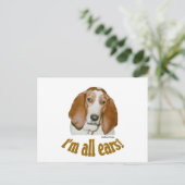 Carte Postale Oreilles Basset (Debout devant)