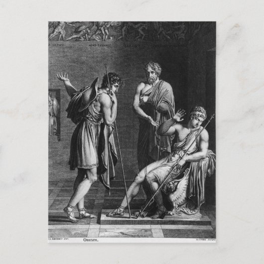 Carte Postale Oreste et Pyrrhus (Devant)