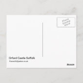 Carte Postale Orford Castle Suffolk (Dos)