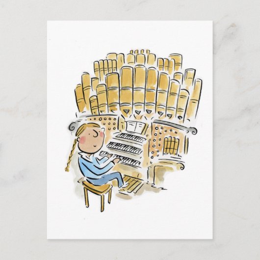 Carte Postale Organe (Devant)