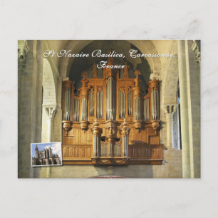 Carte Postale Orgue de Carcassonne