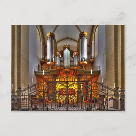 Carte Postale Orgue de tuyau d'Angleterre (Devant)
