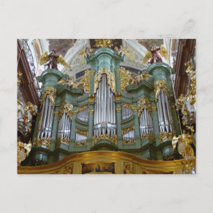 Carte Postale Orgue de tuyère Pologne