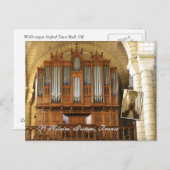 Carte Postale Orgue Poitiers (Devant / Derrière)