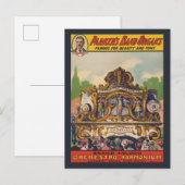 Carte Postale Orgues de fanfare de Parker, célèbres pour leur be (Devant / Derrière)