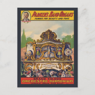 Carte Postale Orgues de fanfare de Parker, célèbres pour leur be