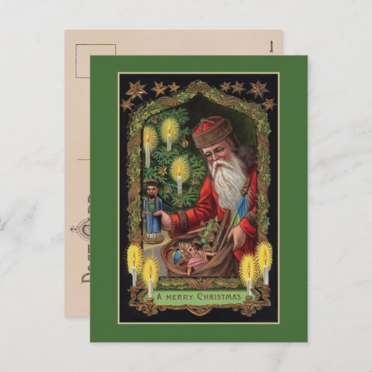 Carte postale Orient Express Père Noël (Devant / Derrière)