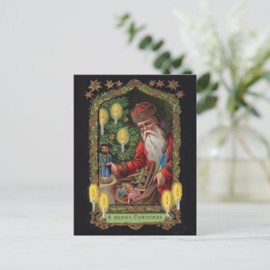 Carte postale Orient Express Père Noël (Debout devant)