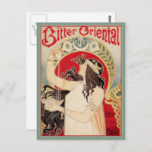Carte Postale Oriental amer (Teal) (Devant / Derrière)