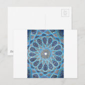 Carte Postale Orientation bleue (Devant / Derrière)