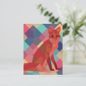 Carte Postale Origami Fox (Debout devant)