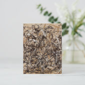 Carte Postale Original autopollock paint (Debout devant)