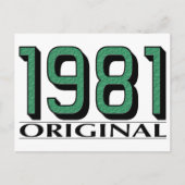 Carte Postale Original en 1981 (Devant)