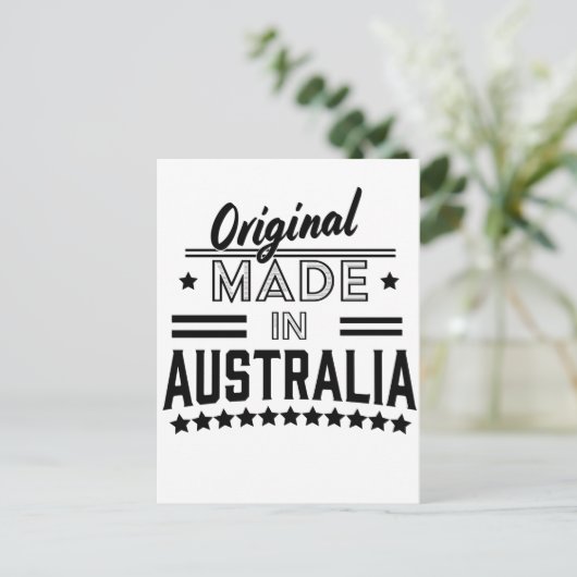 Carte Postale Original made in Australia (Debout devant)
