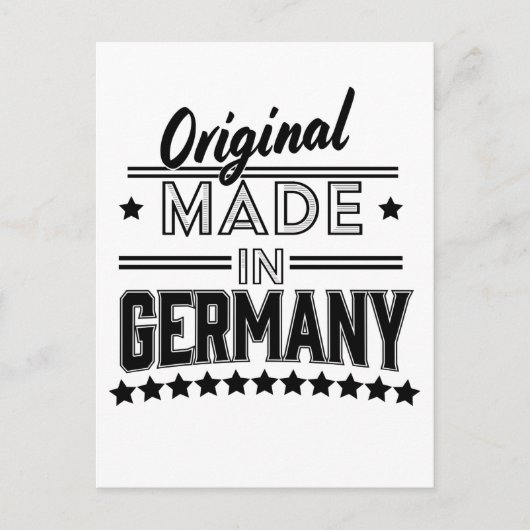 Carte Postale Original made in Germany (Devant)