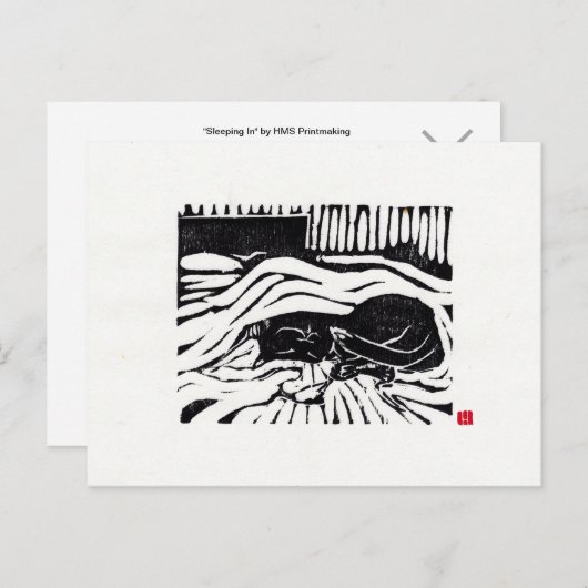 Carte postale originale Cat Art (Devant / Derrière)