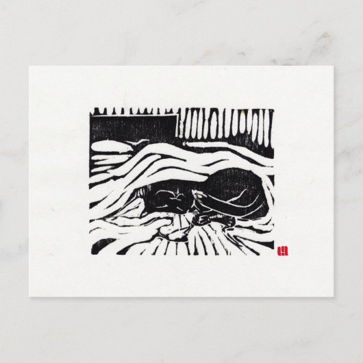 Carte postale originale Cat Art (Devant)