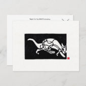 Carte postale originale Cat Art (Devant / Derrière)