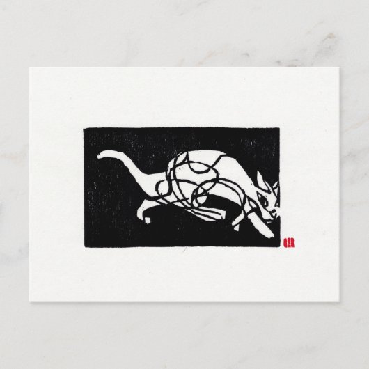 Carte postale originale Cat Art (Devant)