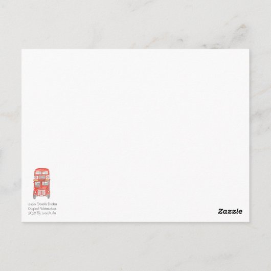 Carte postale originale de la boîte postale (Dos)