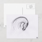 Carte postale originale du zodiaque de l'année du  (Devant / Derrière)