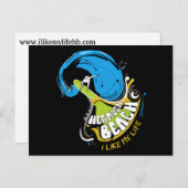 Carte postale originale "J'aime MA vie" (Devant / Derrière)