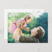 Carte postale originale "Lift Me Up" (Devant / Derrière)