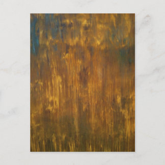 Carte postale originale texturisée de peinture de