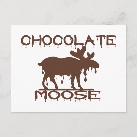 Carte Postale Orignal au Chocolat (Devant)