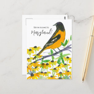 Carte Postale Oriole Moving Faire-part Maryland Baltimore
