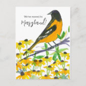 Carte Postale Oriole Moving Faire-part Maryland Baltimore (Devant)