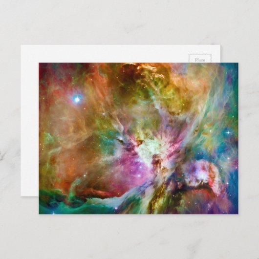 Carte Postale Orion décoratif Nebula Galaxy Photo spatiale (Devant / Derrière)