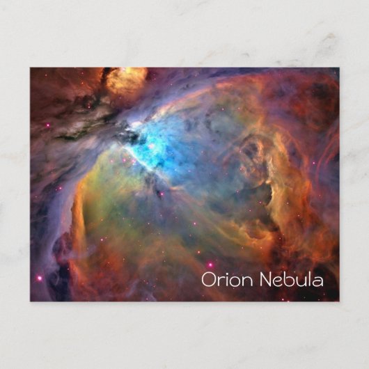 Carte postale Orion Nebula vide à l'intérieur (Devant)