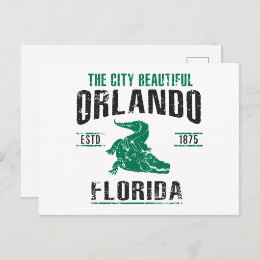 Carte Postale Orlando (Devant / Derrière)