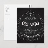 Carte Postale Orlando Florida - La Belle Ville (Devant / Derrière)