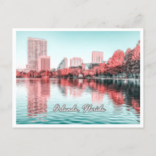 CARTE POSTALE ORLANDO FLORIDA - LAC EOLA