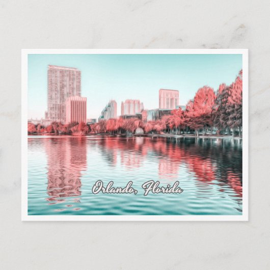 CARTE POSTALE ORLANDO FLORIDA - LAC EOLA (Devant)