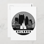 Carte Postale Orlando Florida Skyline (Devant / Derrière)