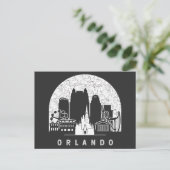 Carte Postale Orlando Florida Vintage Skyline (Debout devant)