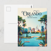 Carte Postale Orlando Floride (Devant / Derrière)