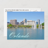 Carte Postale Orlando, Floride du lac Lucerne (Devant / Derrière)