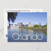 Carte Postale Orlando, Floride, États-Unis (Devant / Derrière)