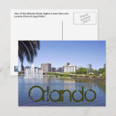 Carte Postale Orlando, Floride, États-Unis (Devant / Derrière)