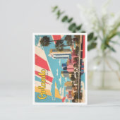 Carte Postale Orlando Floride Pop Art Voyage Illustration (Debout devant)