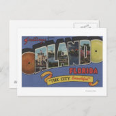 Carte Postale Orlando, Floride - Scènes de grandes lettres (Devant / Derrière)