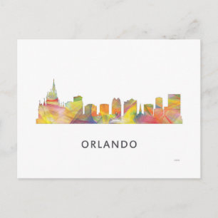 CARTE POSTALE ORLANDO, FLORIDE SKYLINE WB1 -