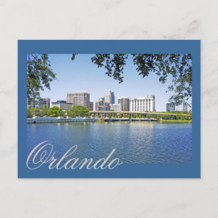 Carte Postale Orlando, Floride vue du lac Lucernee