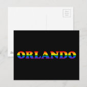 Carte Postale Orlando LGBT (Devant / Derrière)