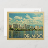 Carte postale Orlando Vintage voyage Floride (Devant / Derrière)